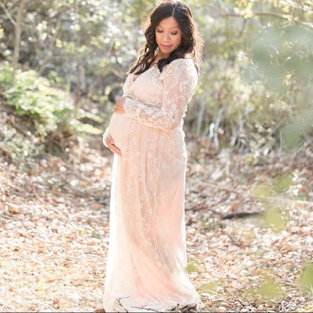Maternity Lace Gown